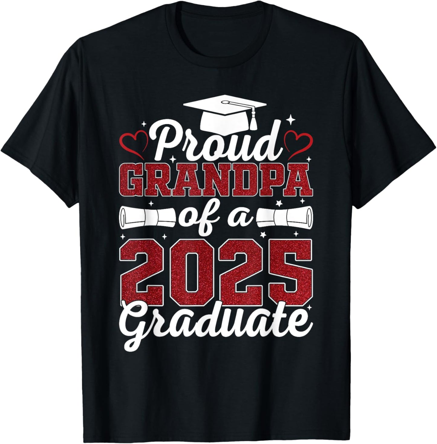 Proud Grandpa of A 2025 Graduate Class of 2025 Graduation T-Shirt
