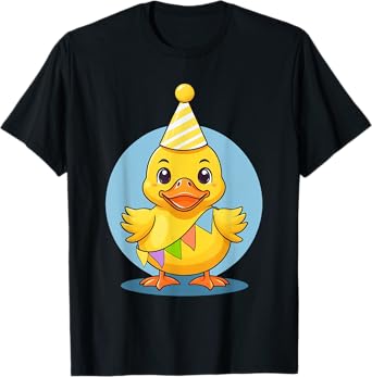 Cute Birthday Duck Girls Boys Kid Toddler Rubber Duck Lovers T-Shirt