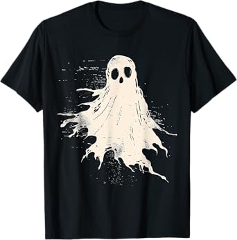 Ghost Costume Halloween Graphic Art Ghost T-Shirt