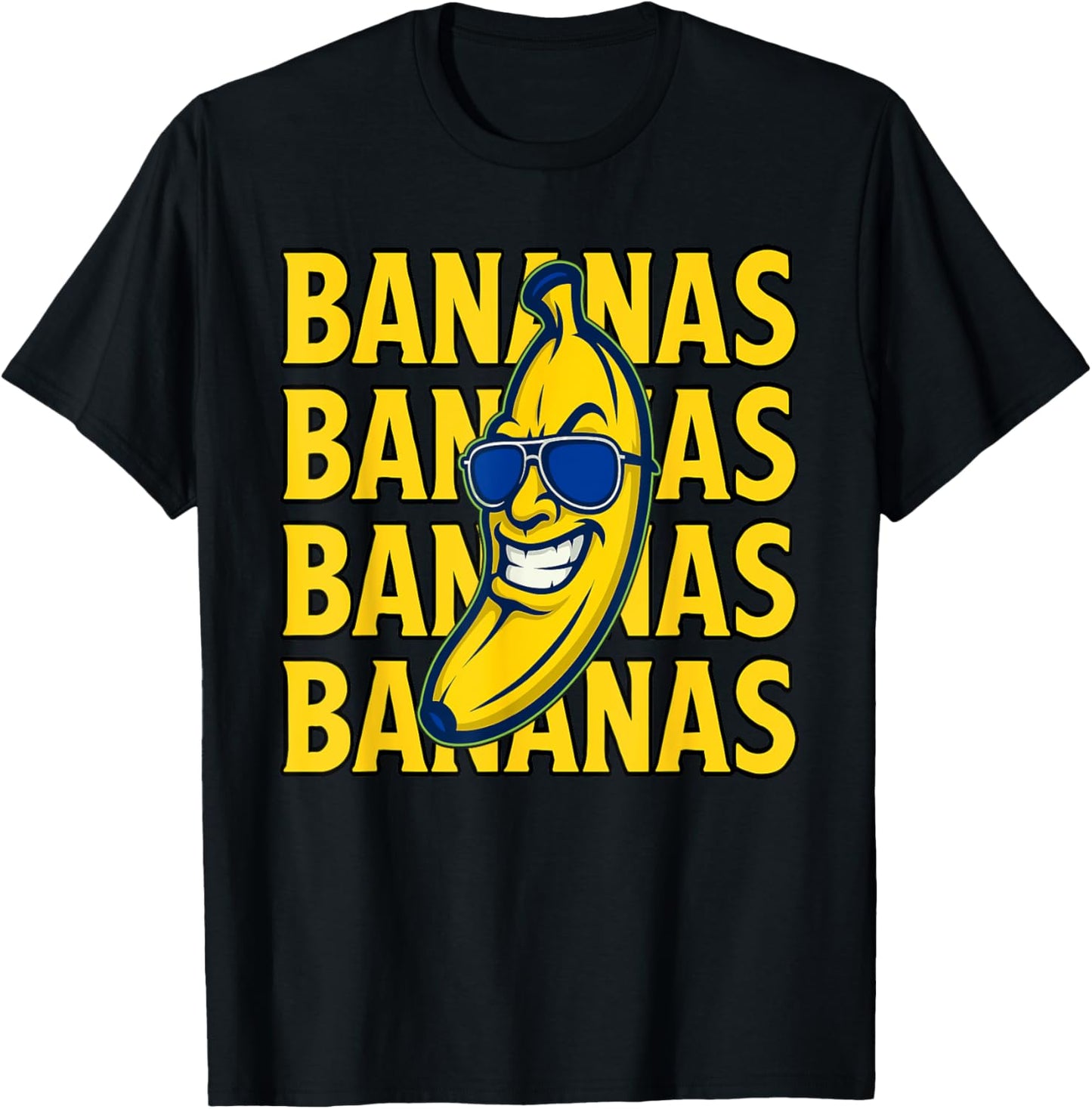 Funny Banana Wear sunglasses Men Women Kids Funny Banana T-Shirt