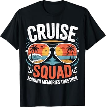 Cruise Squad Family Group Matching Summer Cruise Vacation T-Shirt