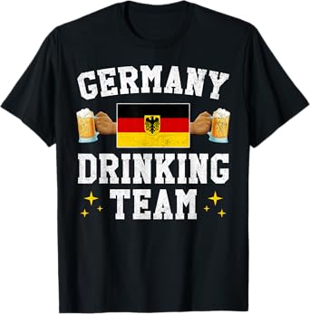 Germany Drinking Team + Beer Lovers + Oktoberfest T-Shirt