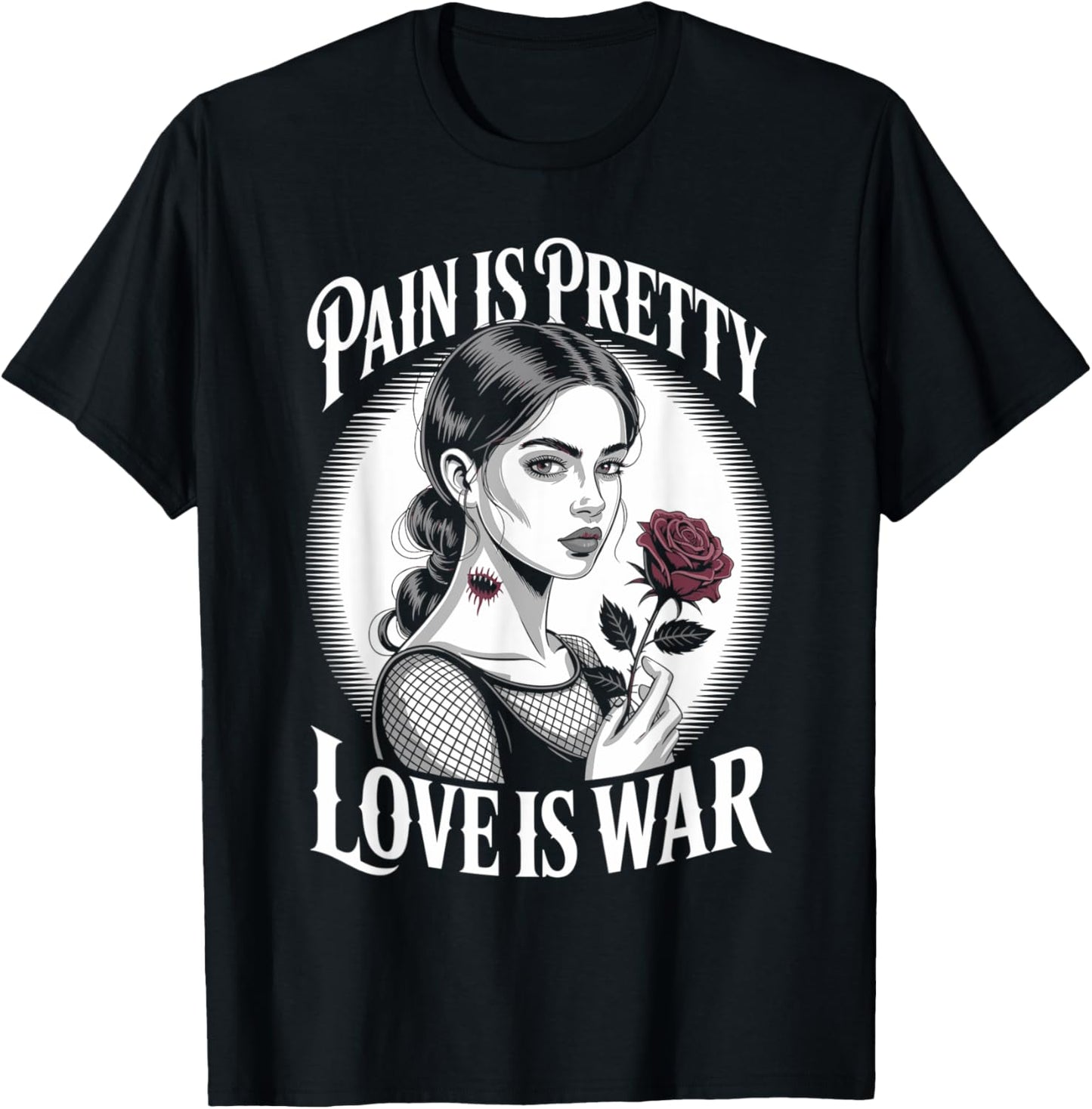 Rose wound heartbreak gaze T-Shirt