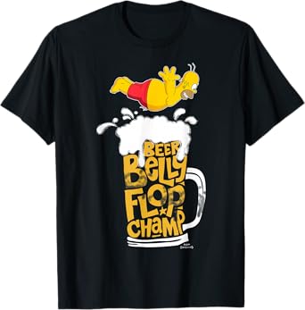 The Simpsons Homer Beer Belly Flop Champ C2 T-Shirt