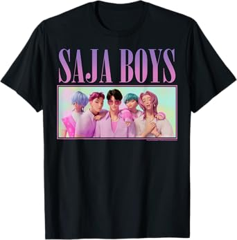 Kpop Demon Hunters Saja Boys Group Shot T-Shirt