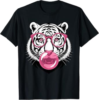 Funny Tiger Art For Men Women Boys Girls Animal Tiger Lover T-Shirt