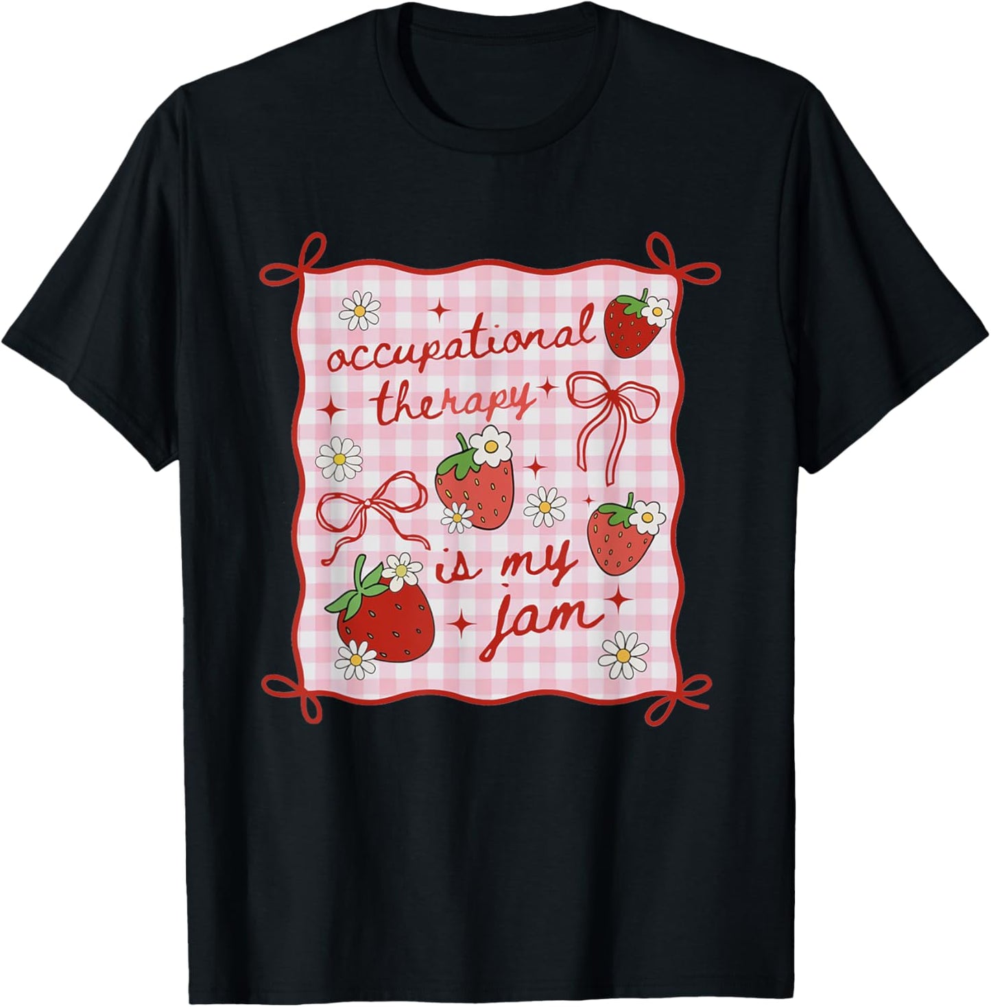Occupational Therapy Strawberry OT Back to School Tee by TeeBrew