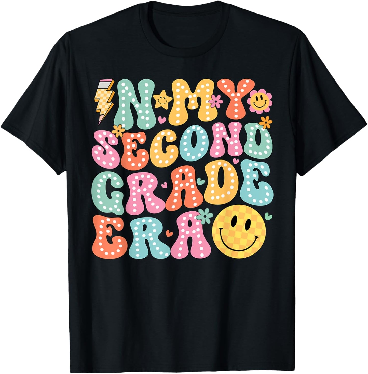 In My Second Grade Era Girl Back To School 2nd Grade Teacher T-Shirt