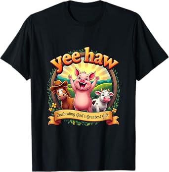 Yee Haw Youth VBS 2025 Celebrating Greatest Camp T-Shirt