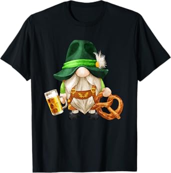 German Family Group Halloween Costumes Octoberfest Gnome T-Shirt
