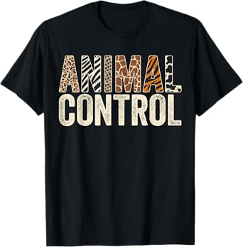 Animal Control Funny Halloween Costume Zoo Party Matching T-Shirt