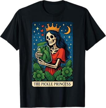 The Pickle Princess Tarot Card T-Shirt