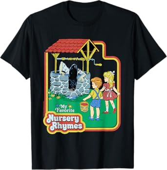Nursery Rhymes Sarcastic Retro Vintage Funny Adult Humor T-Shirt