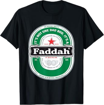 Funny Fathers Day Dad Bod Hawaiian Hawaii Pidgin Heine Beer T-Shirt