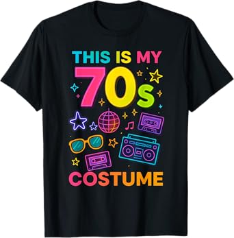 This is My 70s Costume Funny for 80s 90s Party T-Shirt