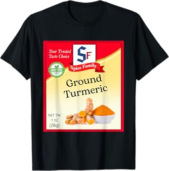 Ground Turmeric Condiment Costume Holiday Spice Costumes T-Shirt