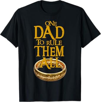 One Dad to Rule Them All Nerd Dad Father's Day Gift Tee T-Shirt
