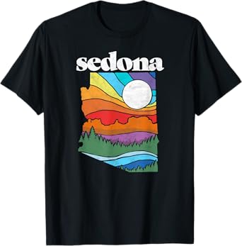Sedona Arizona Vintage Nature Design Outdoor Graphic T-Shirt