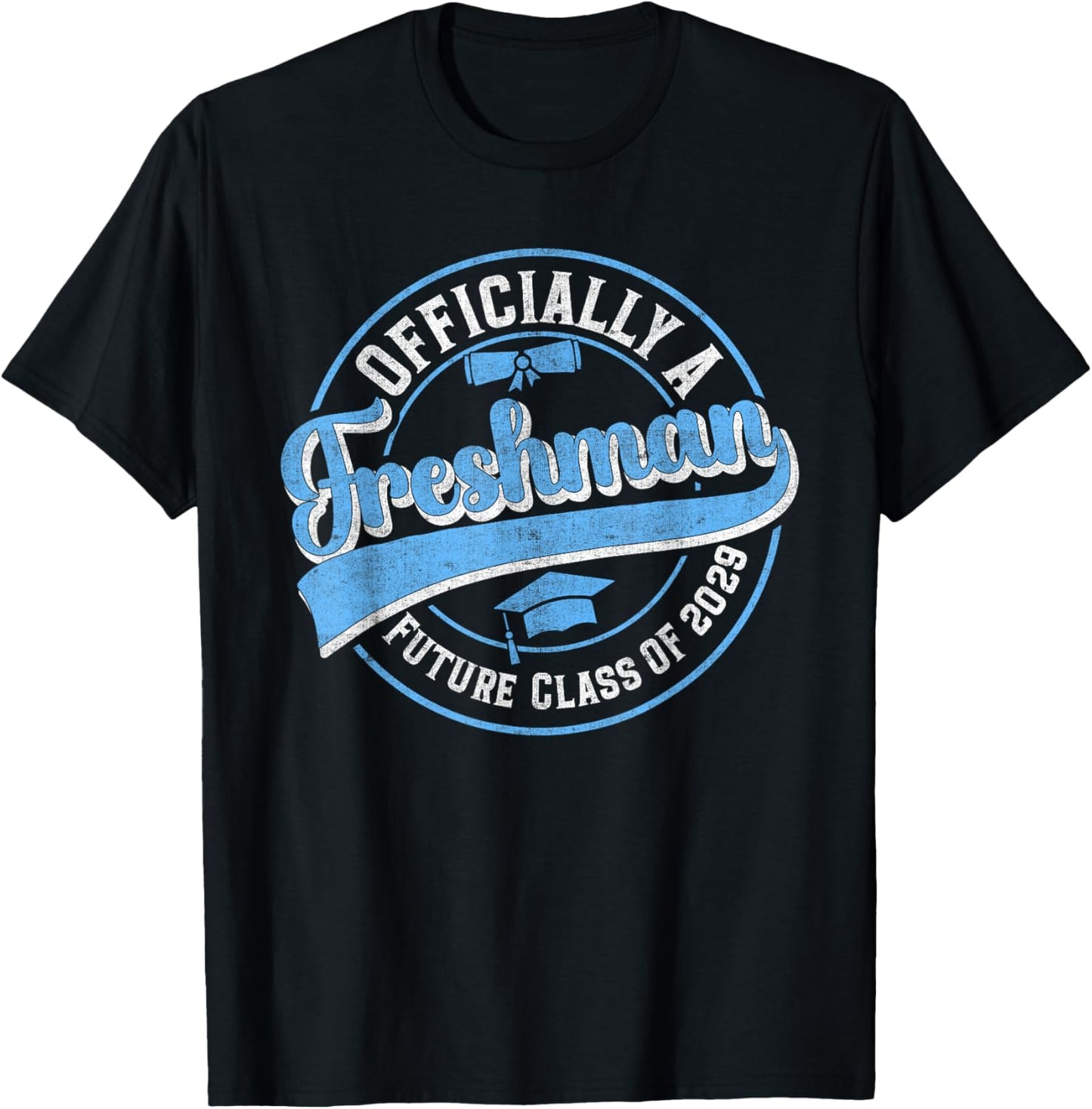 Officially A Freshman Class Of 2029 First Day Of 9th Grade T-shirt by TeeBrew
