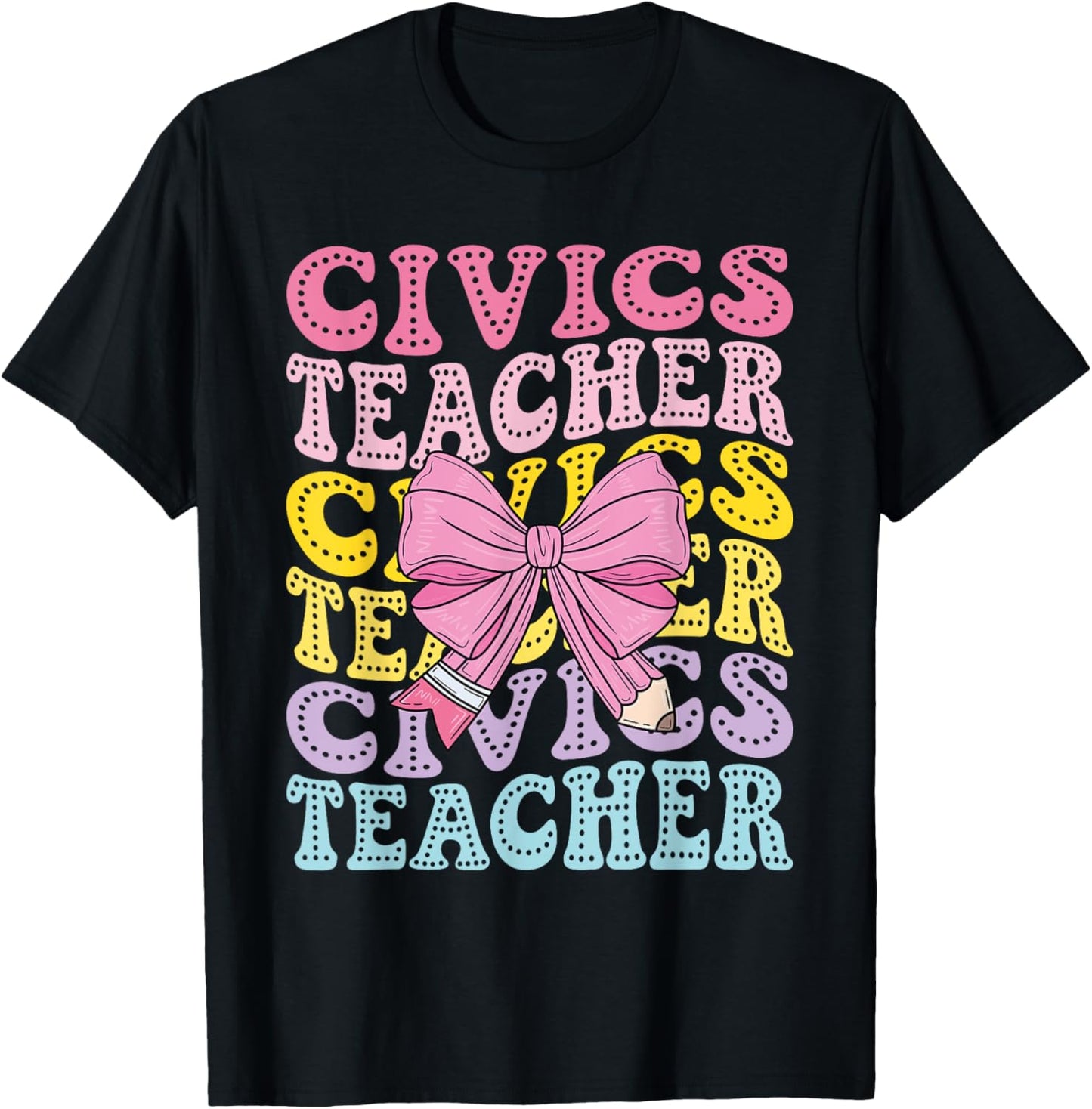Civics Teacher Citizenship Political Science Back To School Education T-shirt by TeeBrew
