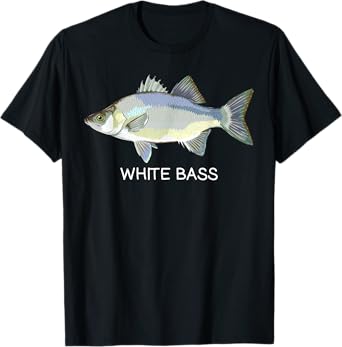 White Bass Freshwater Game Fish T-Shirt