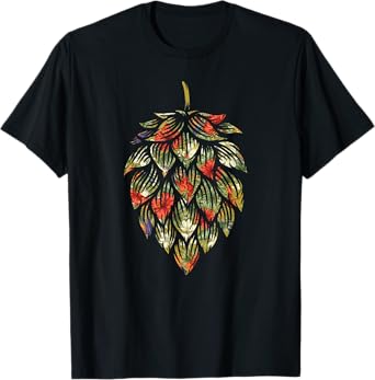 Home Brewer Beer Hops Floral Flower Tropical T-Shirt