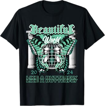Beautiful World Retro Green Glow 1s Matching For Men Women T-Shirt