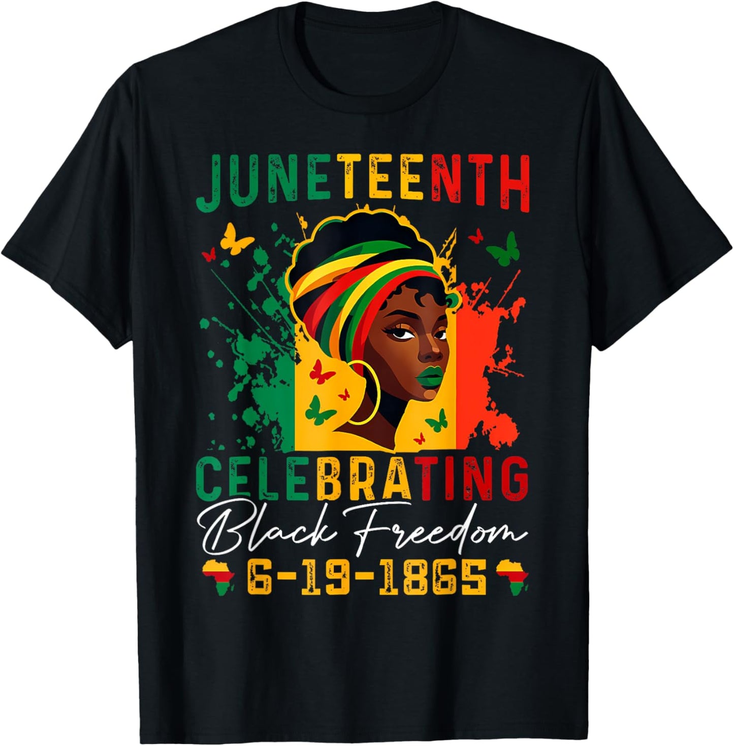 Juneteenth Celebrating Black Freedom Juneteenth 1865 T-Shirt