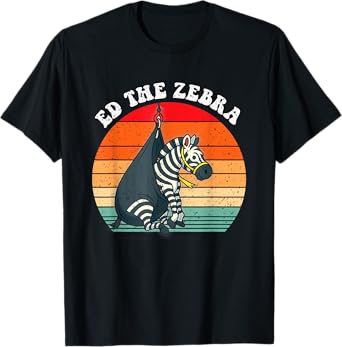 Ed The Zebra Captured Funny Zebra Lover T-Shirt