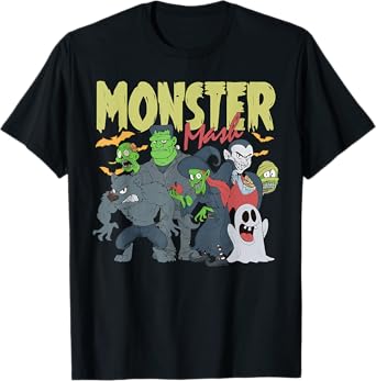 Monster Mash Funny Halloween Spooky Season Trick Or Treat T-Shirt