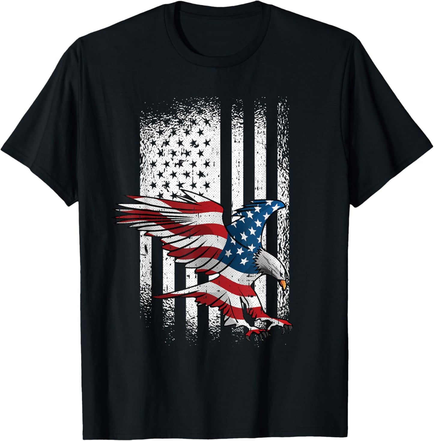 American Flag Eagle 4th Of July Independence Day Patriotic T-Shirt