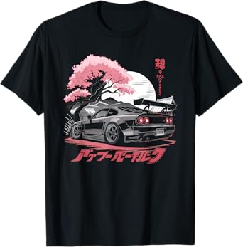 Japanese Car Tshirt Men JDM Japan Street Racing Streetwear T-Shirt