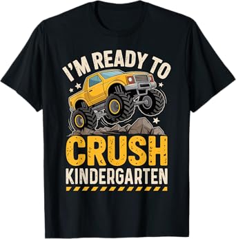 Ready To Crush Kindergarten Boys First Day Of Kindergarten T-Shirt