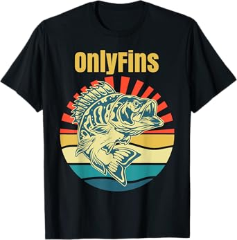OnlyFins Funny Bass T-Shirt