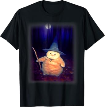 Wizard Cat Weird Funny Halloween Cat Meme Men Women Kids T-Shirt