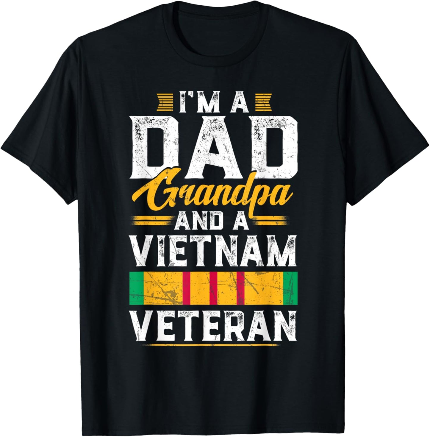 Vietnam Veteran Grandpa Military Service Appreciation Gift T-Shirt
