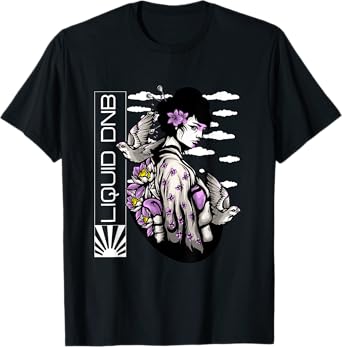 Liquid DnB Music Liquid Jungle EDM Drum And Bass T-Shirt