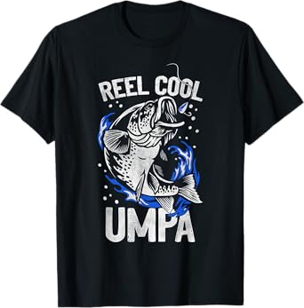Umpa Fishing: Reel Cool Umpa Funny Fathers Day Gift T-Shirt