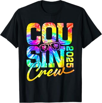 Cousin Crew 2025 For Family Summer Vacation And Reunion T-Shirt