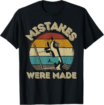 Mistakes Were Made Golf Cart Funny Golfing Cart For Golfer T-Shirt