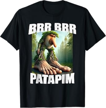Brr Brr Patapim Italian Brainrot Meme Forest Monkey Bootleg T-Shirt