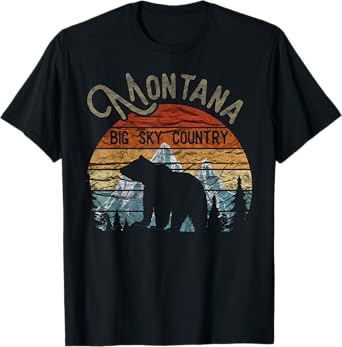 Montana Treasure State Big Sky Country The last Best Place T-Shirt