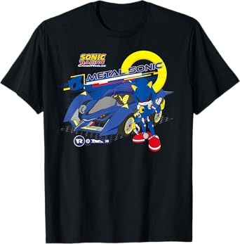 Sonic Racing CrossWorlds - Ready to Roll Metal Sonic T-Shirt