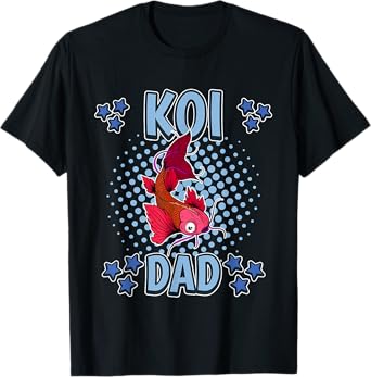Mens Koi Dad Daddy Father's Day Fish Koi T-Shirt