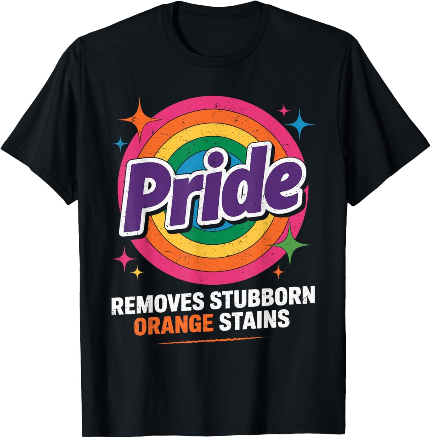 Removes Stubborn Orange Stains Lgbtq Trans Gay Lesbian Pride T-Shirt