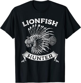 Lionfish Hunter Funny Lion Fish Lover T-Shirt