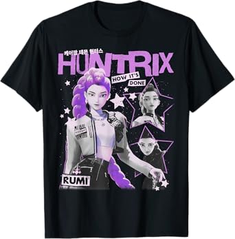Kpop Demon Hunters Huntrix Rumi How It's Done Retro Poster T-Shirt