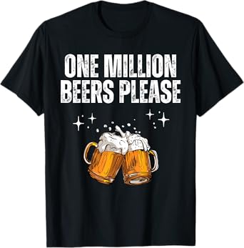 One Million Beers Please Vintage T-Shirt