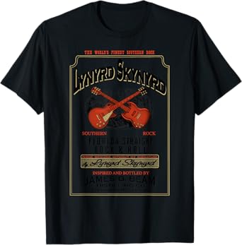 Lynyrd Skynyrd Whiskey Southern Florida Rock & Roll Vintage T-Shirt