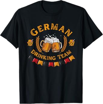 Germany Drinking Team Germany Beer Festivals Oktoberfest T-Shirt